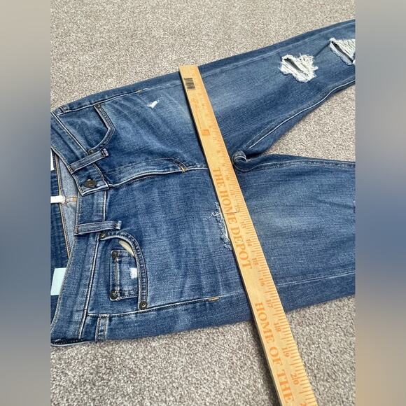 Designer Rag & Bone 10 inch Dre Jeans womens sz 25 distress blue jeans - Picture 11 of 15